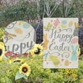 thumbnail image 2 of SKYSONIC Bright Happy Easter Double-Sided Printed Garden House Sports Flag-28x40(in)-Polyester Decorative Flags for Courtyard Garden Flowerpot, 2 of 6