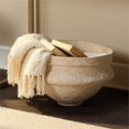 thumbnail image 5 of Jamie Young Co Landscape Cotton Mache Large Bowl in Cream, 5 of 18