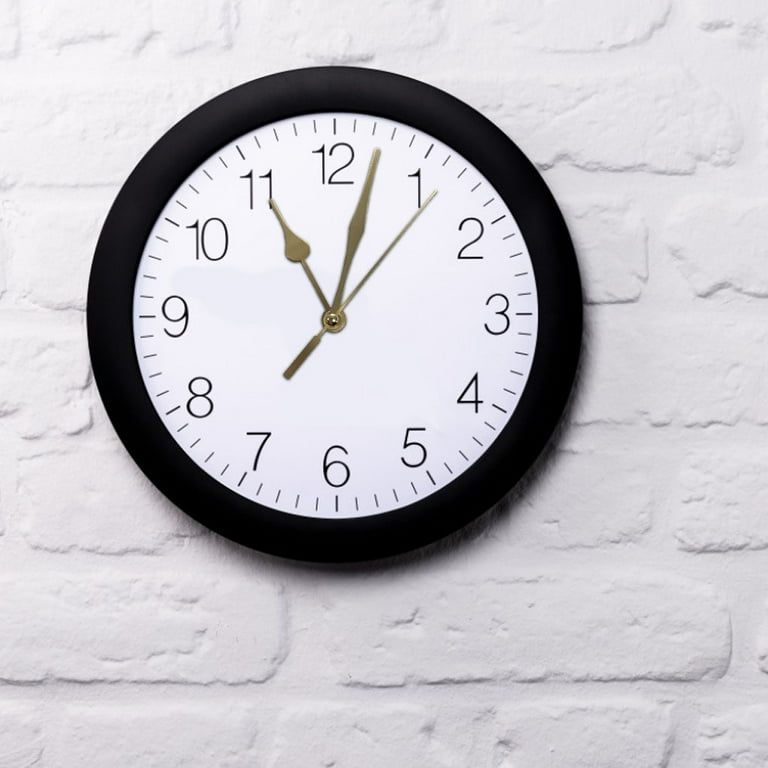Wall Clock Silent Quartz Clock Movement Golden Hour Minute Second