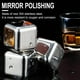 thumbnail image 3 of Set de Piedras de Hielo de Acero Inoxidable | Piedras reutilizables para enfriar vino, cerveza, licores | Grado Alimentario 304 | Pack de 6 + Caja de almacenamiento | 26mm | Sin dilución,, 3 of 5