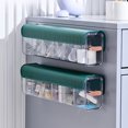 thumbnail image 1 of Organizador de almacenamiento para colgar en la pared de gran capacidad para dormitorio (verde oscuro) Ehuebsd Libre de BPA, 1 of 7