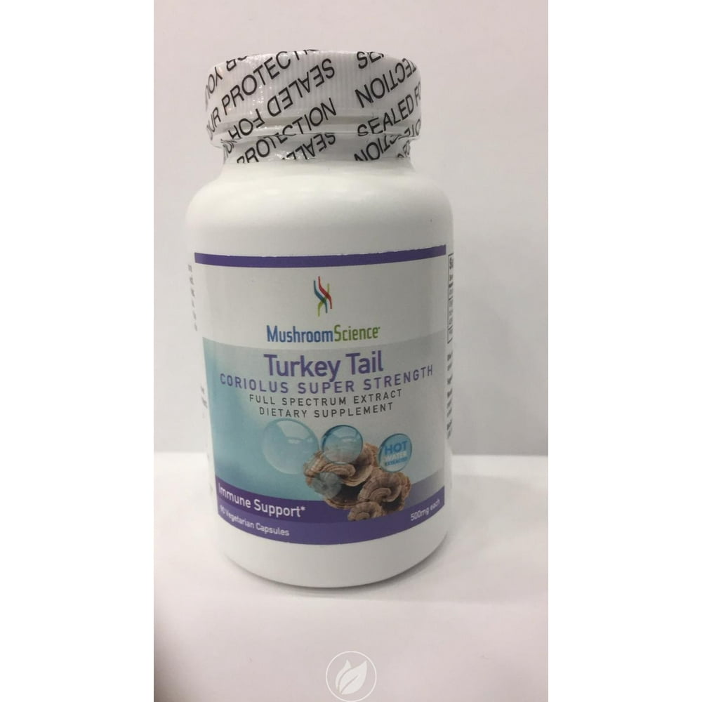 (4 Pack) Mushroom Science Turkey Tail (Coriolus Super Strength) 90