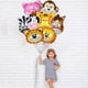 thumbnail image 3 of Bewildely 1 pieza de globos de papel de aluminio de animales grandes, globo temático de fiesta destacado de cumpleaños, decoración de cebra, Tigre, Kits de decoración para fiestas No.02 Bewildely HA002737-02, 3 of 6
