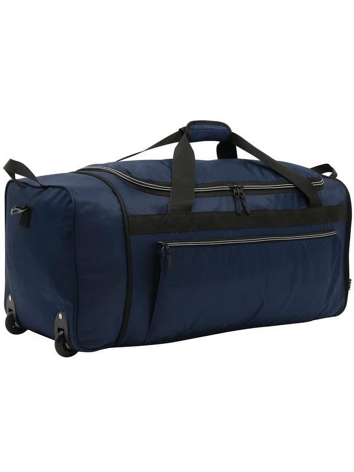 Protege 28 Inch Collapsible Rolling Duffel Bag, Navy photo 1