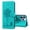 Green, variant on ELEHOLD Case for iPhone 13 Pro Max, Premium PU Leather Wallet Flip Case Folio Cover with Card Holder Kickstand,Red