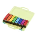 thumbnail image 4 of Amdohai 8-note Xylophone Colorful Glockenspiel Removable Rainbow Color Metal Plates, 4 of 8