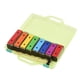 thumbnail image 4 of Xilófono de 8 notas Glockenspiel colorido Placas de metal extraíbles de colores del arco iris Resonador, 4 of 8