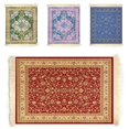 thumbnail image 3 of Desk Decor Boho  Retro Pattern Keyboard Mat Rug Style Mouse Pad Carpet Mousepads Computer Mat RED, 3 of 8