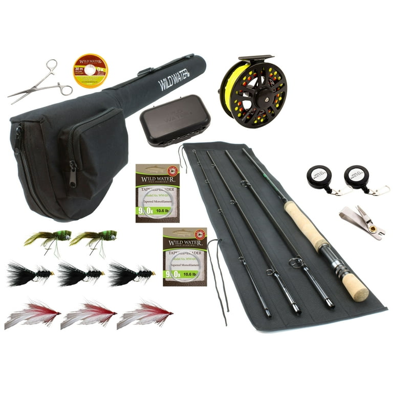 Wild Water Fly Fishing, 9 Foot, 9 and 10 Weight Rod and CNC Reel