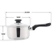 J&V TEXTILES 7-Piece Non-Stick Kitchen Cookware Set, Pots and Pans