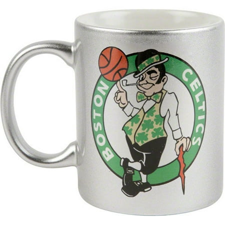 NBA - Boston Celtics 11 oz. Silver Mug