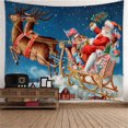 thumbnail image 2 of Tapiz de Navidad 3D Decoración para colgar el dormitorio Sala de Dormitorio 71inch Home Tabletop Centerpiece Papá Noel perfecl Tapicería de pared navideña, 2 of 6