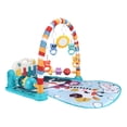 thumbnail image 2 of Baby Gym Alfombra de juego Kick and sonido y música Centro de actividades para gatear Piano Gym para niños pequeños Bebés Recién 0-6 Azul Sunnimix tapete para recién nacido, 2 of 8