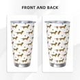 thumbnail image 3 of Vsdgher Dachshund Going To Play Tennis 20 Oz Stainless Steel Vacuum Insulated, Travel Mug Coffee Cup for Home, Office, Outdoor Works Great for Ice Drinks and Hot Beverage -Straw Three-piece Set, 3 of 8