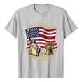 thumbnail image 2 of Boys Graphic Tees USA 250th Anniversary Shirt Casual Fashion Short Sleeve Top for Kids Boys Age 2-13, 2 of 5