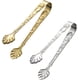 thumbnail image 1 of 2Pack Vintage Rose Handle Sugar Tongs, Stainless Steel Ice Cube Clips, Gold & Silver Food Tongs for Tea, Coffee, Desserts, Appetizers, 1 of 5