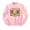Pink, variant on Amalfi Coast Sweatshirt Unisex Large White