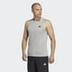 thumbnail image 2 of Camiseta adidas Training Essentials con el logotipo Feel Ready para hombre, gris, 2 of 8