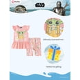 thumbnail image 4 of Conjunto de camiseta y leggings de verano Disney Grogu para niñas, 2 piezas, 4 of 8