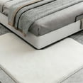 thumbnail image 2 of Tripumer 1 Pcs L-Shaped Bath Mat Bathroom Floor Rugs Corner Shower Mat for Square Shower bathroom White, 2 of 8
