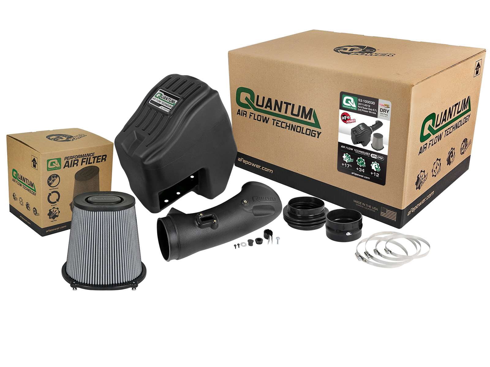 QUANTUM Cold Air Intake System w/ Pro DRY S Filter