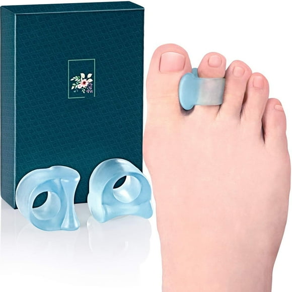 WILLED Toe Separators Hammer Toe Straightener, Big Toe Spacers, Gel Spreader, Correct Crooked Toes, Bunion Corrector and Bunion Relief, Pads for Overlapping, Hallux Valgus, Yoga
