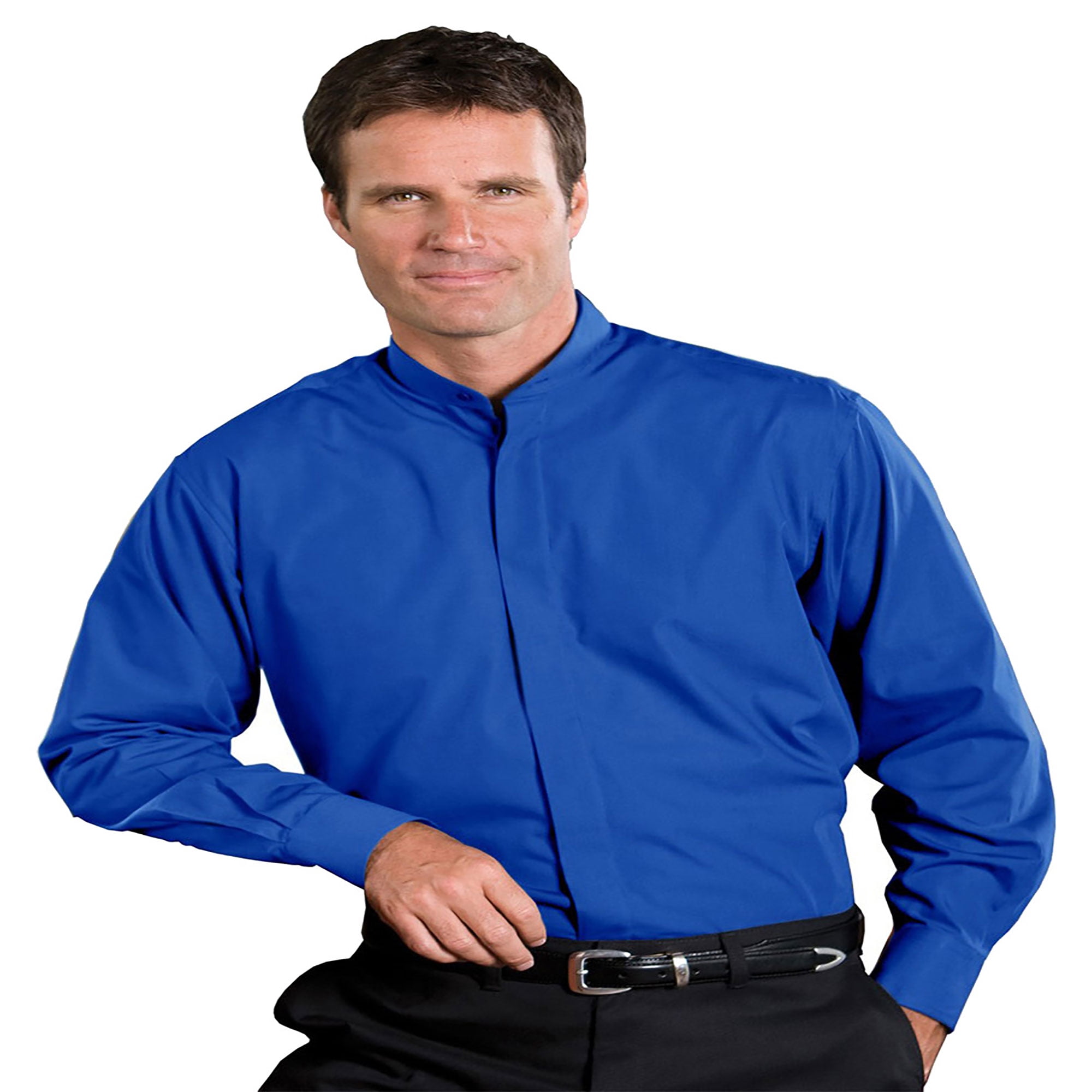 Band Tees Big And Tall
 Edwards Garment Men s Big And Tall Banded Collar Long Sleeve Shirt