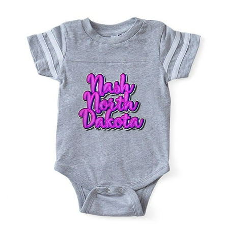 

CafePress - Nash North Dakota - Cute Infant Baby Football Bodysuit