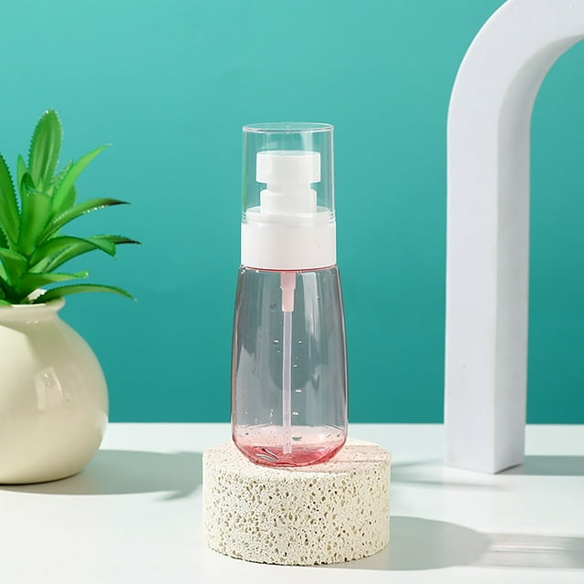 Portable Travel Spray Bottle | Superfine Mist | Solid Leak-Proof Plastic | Refillable | For Hair, Skin, Cosmetic Sprays & Toiletries | Compact Size | Pocket-Friendly | Ideal for Travel