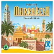 Queen Games: Marrakesh Essential Edition - Strategy Board Game, Ages 14+, 2-4 Players, 90-120 Min