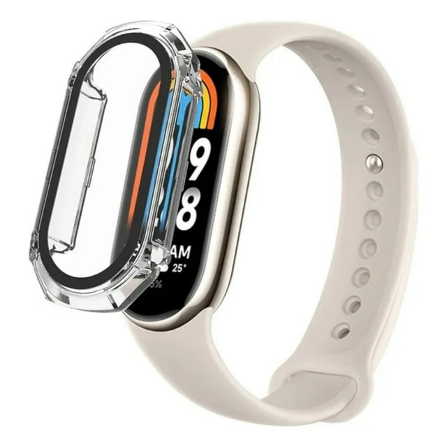 Protector de Vidrio Templado para Xiaomi Mi Band 8, 9H Resistente a Rayones, Transparente