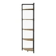 thumbnail image 3 of Furniture of America Talian 5-Tier Corner Bookcase, Sand Black, 3 of 6