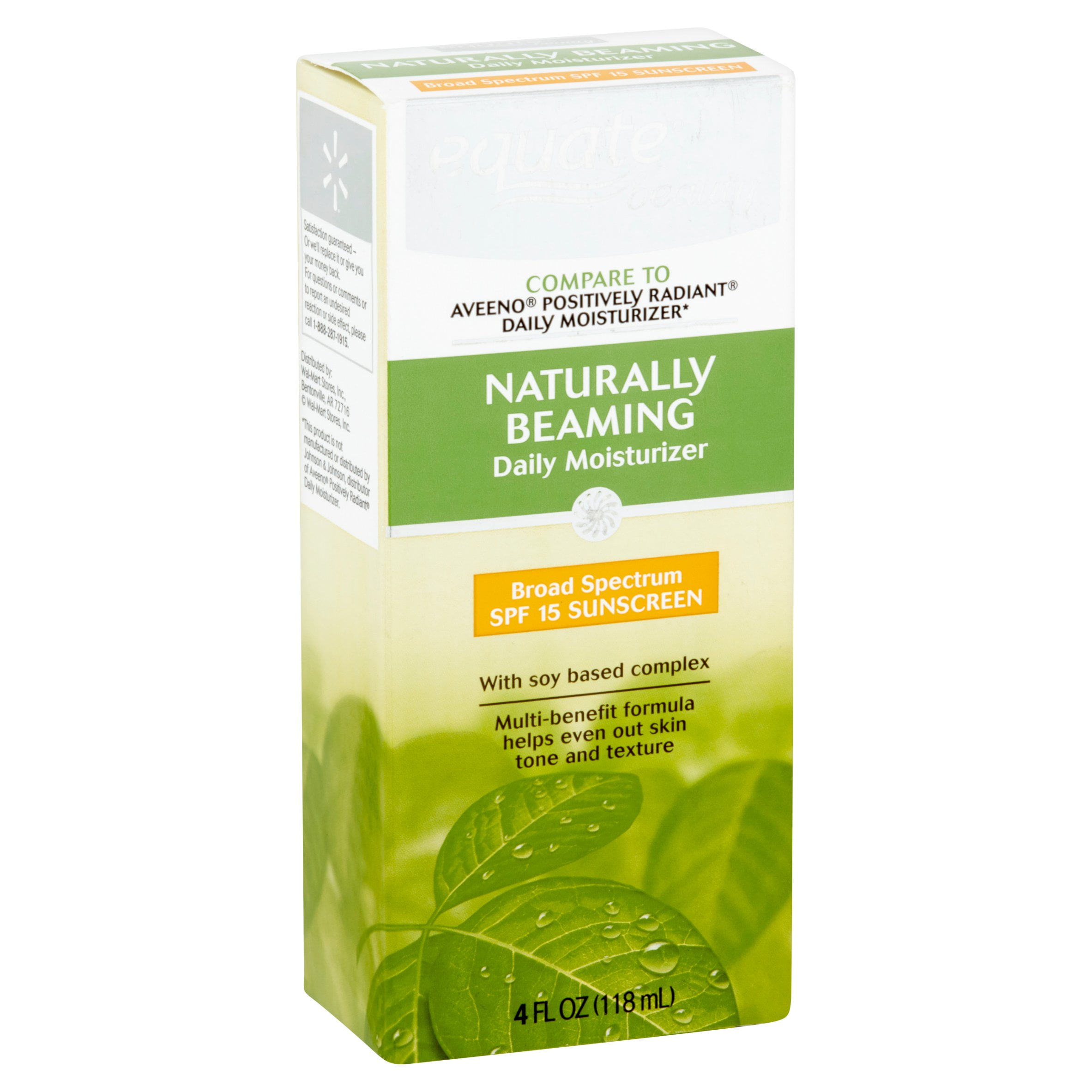 equate naturally beaming daily moisturizer