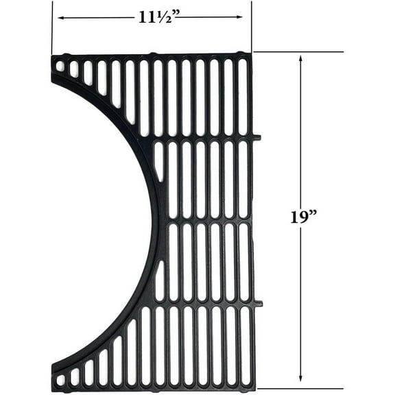 Side Cast Iron Cooking Grate Compatible With Oklahoma Joes 900 DLX & 1200 DLX Pellet Grills