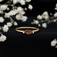 thumbnail image 6 of Rosec Jewels Real Garnet Promise Ring - East West Marquise Ring - AAA Quality - January Birthstone Ring, 14K Yellow Gold, US 5.50, 6 of 9