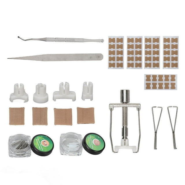 Corrector de recuperación de uñas encarnadas BuyWeekMX Kit de tratamiento instalación sin esfuerzo