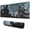 Sculptures Grands Arbres, variante sur Tapis de Souris de Jeu Wukong Antidérapant en Caoutchouc Cool pour Tables de Bureau Jour de Neige, Tapis de Souris de Gazebo Gaming pour Décoration de Souris Sans Fil d'Ordinateur (31,5x11,8 Pouces)