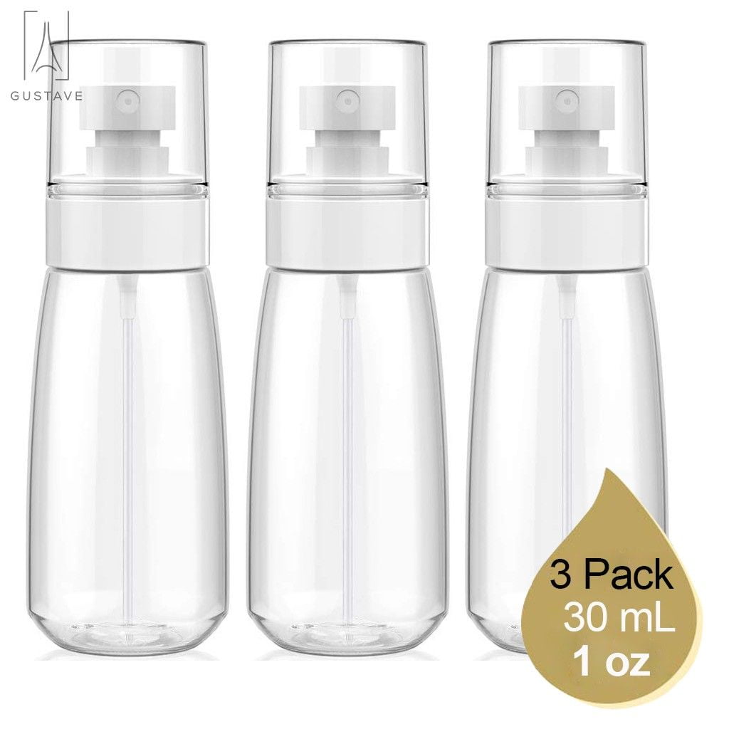 GustaveDesign 35 PACK Clear Plastic Spray Bottles, Travel Perfumes