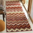 thumbnail image 2 of SAFAVIEH Tahoe Simonette Chevron Area Rug, Beige/Terracotta, 5'1" x 7'6", 2 of 8