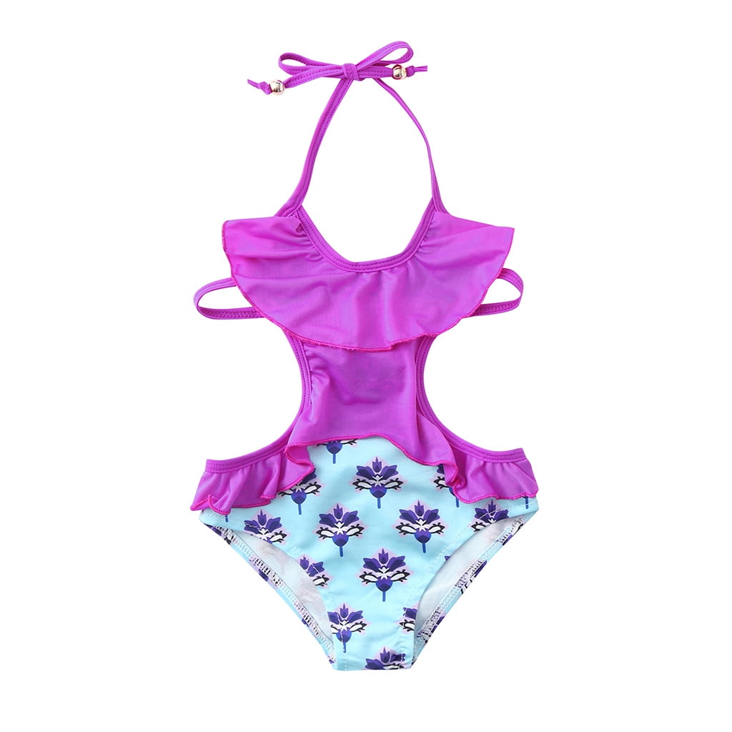 Baby Girls One Piece Swimsuit Kids One Piece Swimsuits Cute Swimwear