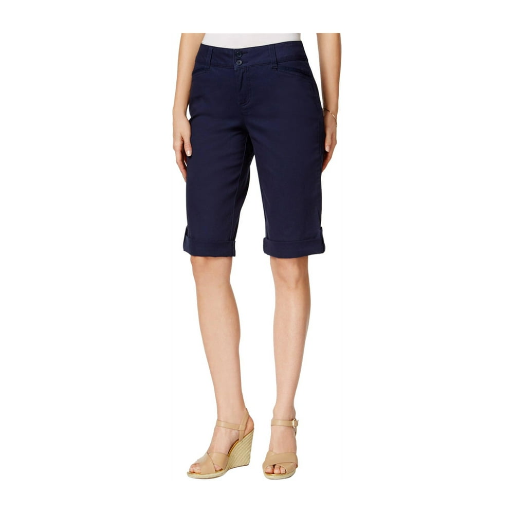 Charter Club - Charter Club Womens Cuffed Casual Bermuda Shorts ...