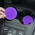 thumbnail image 6 of XiYing 2-Piece Car Cup Holder Mats, Rubber Heat Insulation Liners, Non-Slip Waterproof Coasters for Car Interior, Set Of 2, 6 of 6