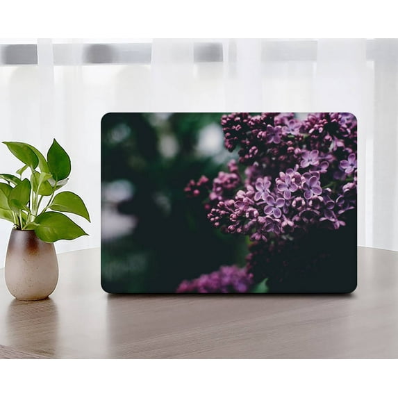 KSK KAISHEK Hard Shell Case Compatible 2022.0 Release MacBook Air 13.6 inchs m2 with Touch Bar Type C Model: A2681 Flower 0818 + Black Keyboard Cover