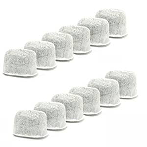 12 Replacement Charcoal Water Filters for Keurig Coffee Machines By NISPIRA,