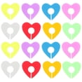 thumbnail image 1 of 2 sets 16 PCS Identificadores de copa de silicona de corazón de corazón decoraciones de copa de vino duraderas, 1 of 4