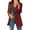Red, variant on Casual Blazers for Women 2025 Long Sleeve Open Front Notch Lapel Collared Business Casual Work Office Jacket