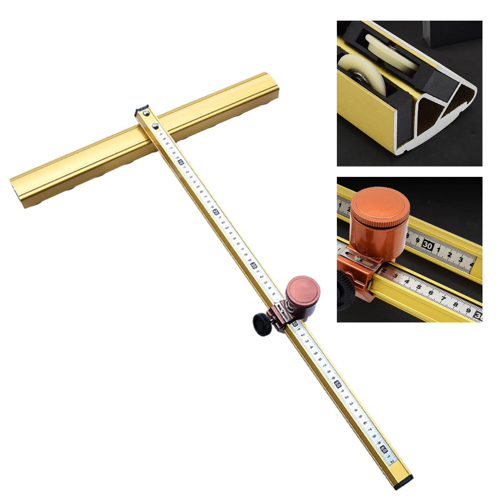 Milageto T Glass Cutter, Glass Breaker Adjustable Durable Tile Cutter, Floor Tile Cutting