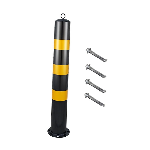 Barrera de seguridad, barrera de estacionamiento de acero versátil, control de multitudes en estacionamientos 75 cm x 114 cm