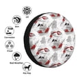 thumbnail image 4 of Goofa Koi Fish Pattern Universal Tire Cover for Jeep, SUV, Truck, and Trailer – Waterproof, UV-Resistant,Easy to Install, Fits 14"-17" Tires-14 inch, 4 of 6