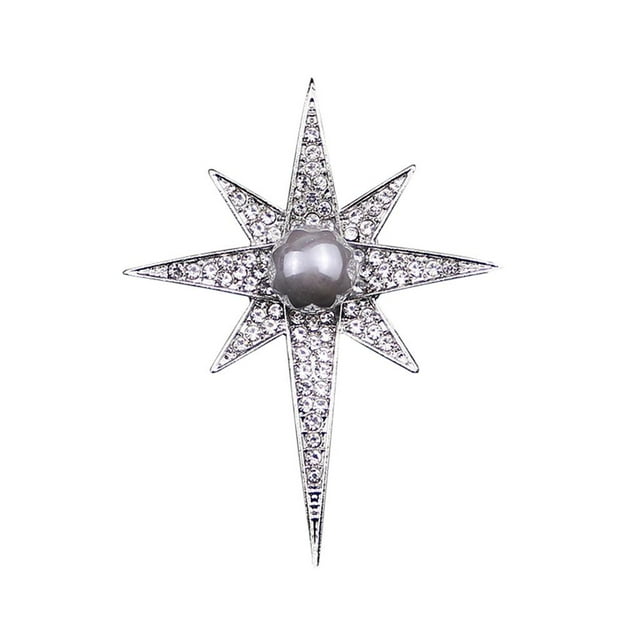 Broche de Estrella Zulema de Cristal de Imitación Pin broche